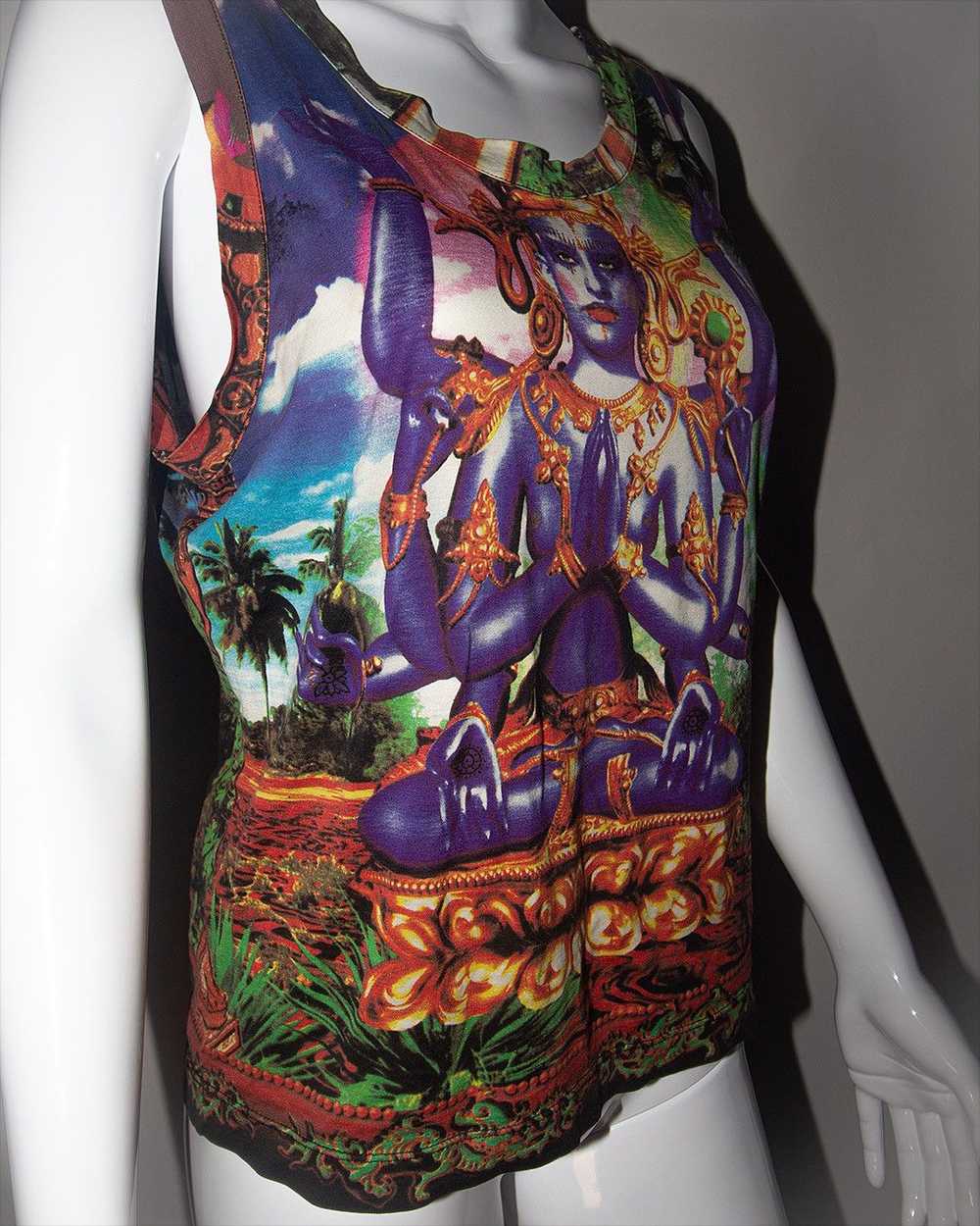 Jean Paul Gaultier JEAN PAUL GAULTIER DEITY PRINT… - image 4