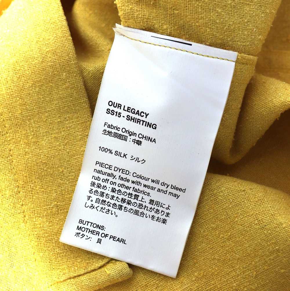 Our Legacy SS15 Mustard Color Longsleeve Button U… - image 4