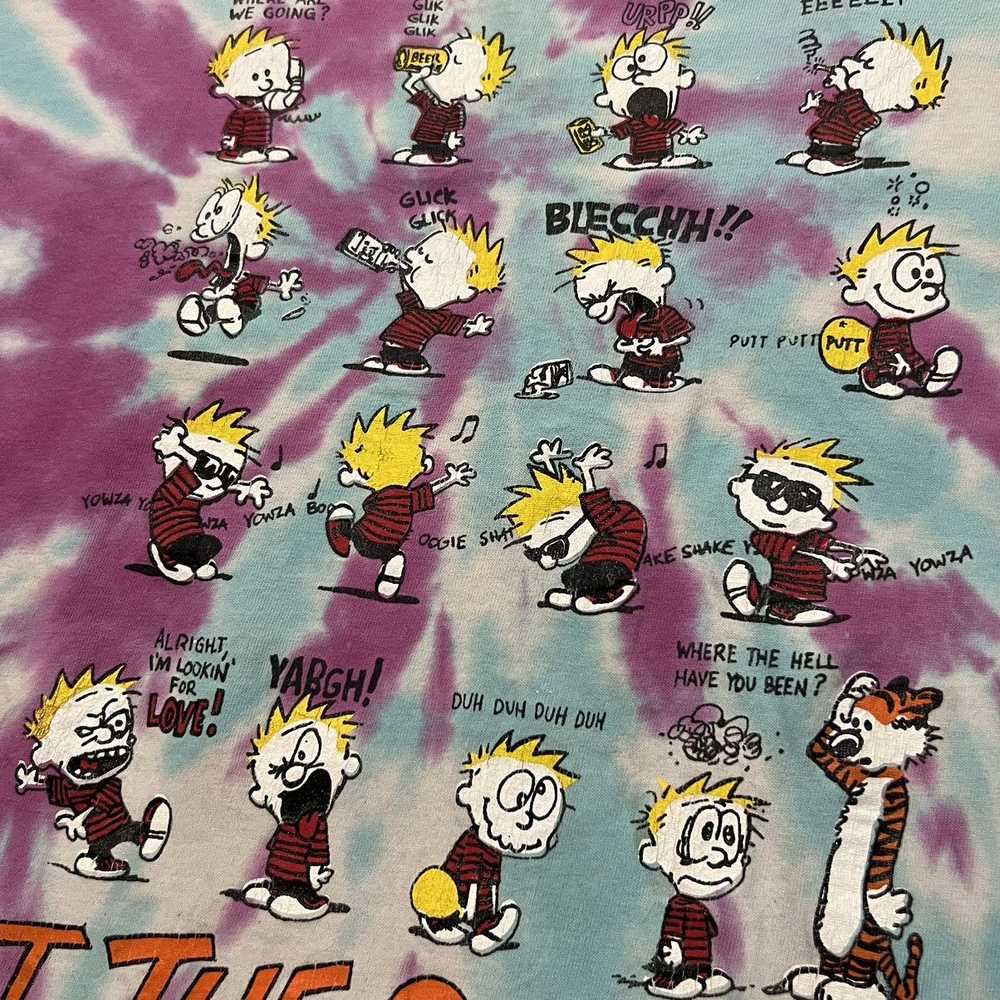 Grateful Dead × Vintage VTG Calvin And Hobbes At … - image 4