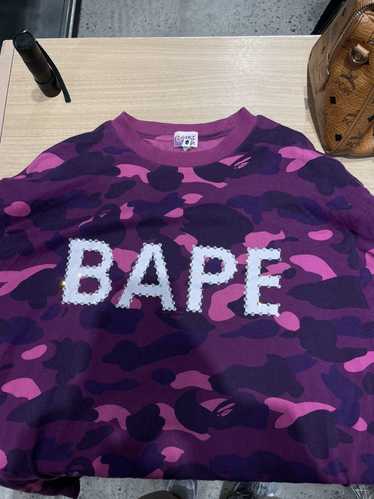 Bape Swarovski Color Camo Long Sleeve Tee - image 1