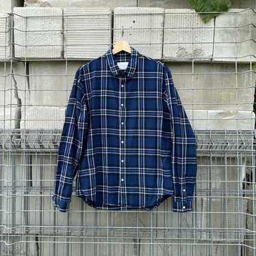 Designer × Luxury × Sandro Sandro Flannel Button … - image 1