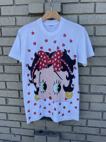 Betty Boop AOP by the sea beach all over print Modern Reprint tee t-shirt sale XL