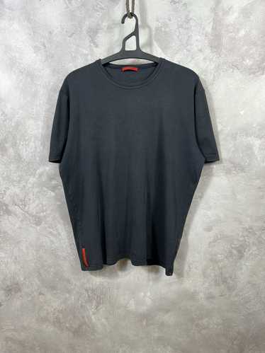 Luxury × Prada × Vintage Vintage Prada Red Tab Tee - image 1