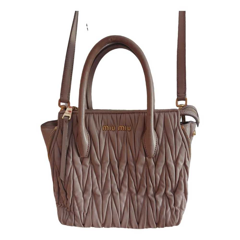 Miu Miu Matelassé leather handbag - image 1