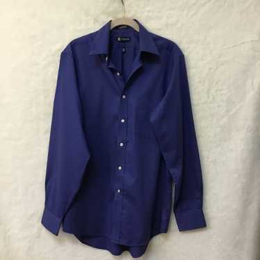 Chaps Chaps Blue Button-Down Long Sleeve Shirt