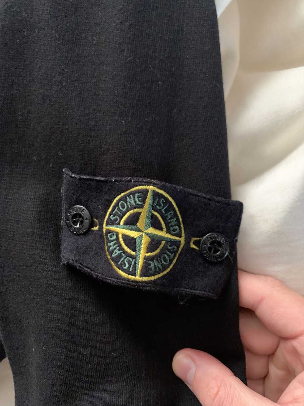 Stone Island Stone Island Diagonal Zip Hoodie (Si… - image 3