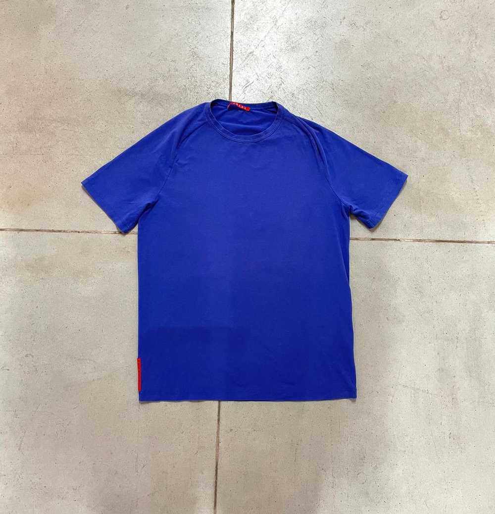 Prada × Vintage Rare Vintage Prada Tee Red Tab Ny… - image 2