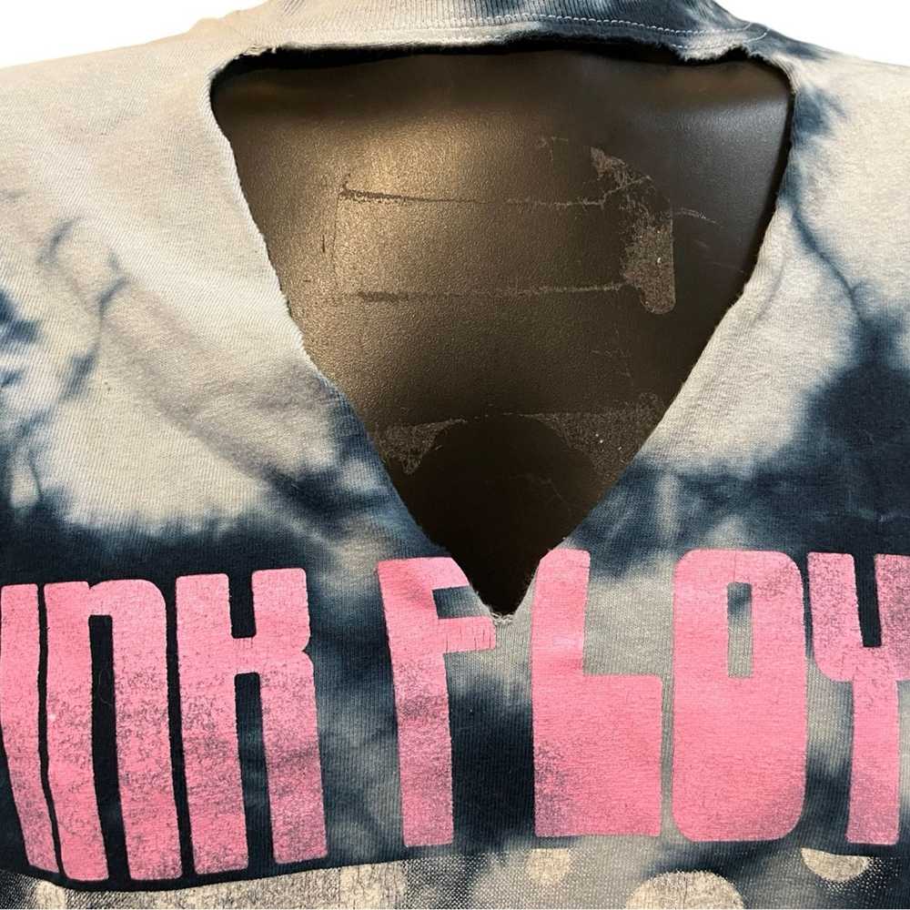 Pink Floyd Pink Floyd Tie-Dye Distressed T-Shirt … - image 2