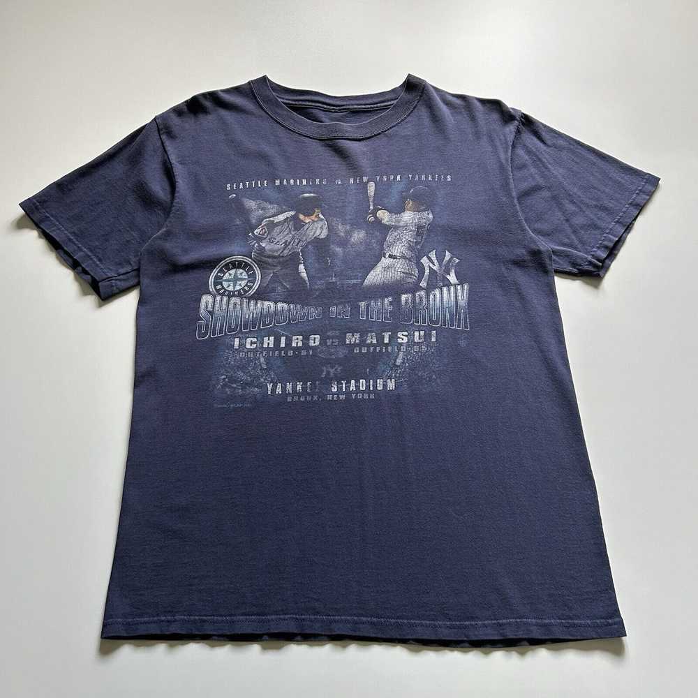 MLB × Vintage VTG New York Yankees VS Seattle Mar… - image 1