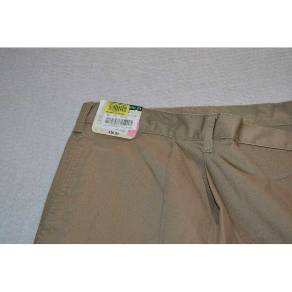 Roundtree & Yorke Big and Tall Mens Pleated Tan S… - image 5