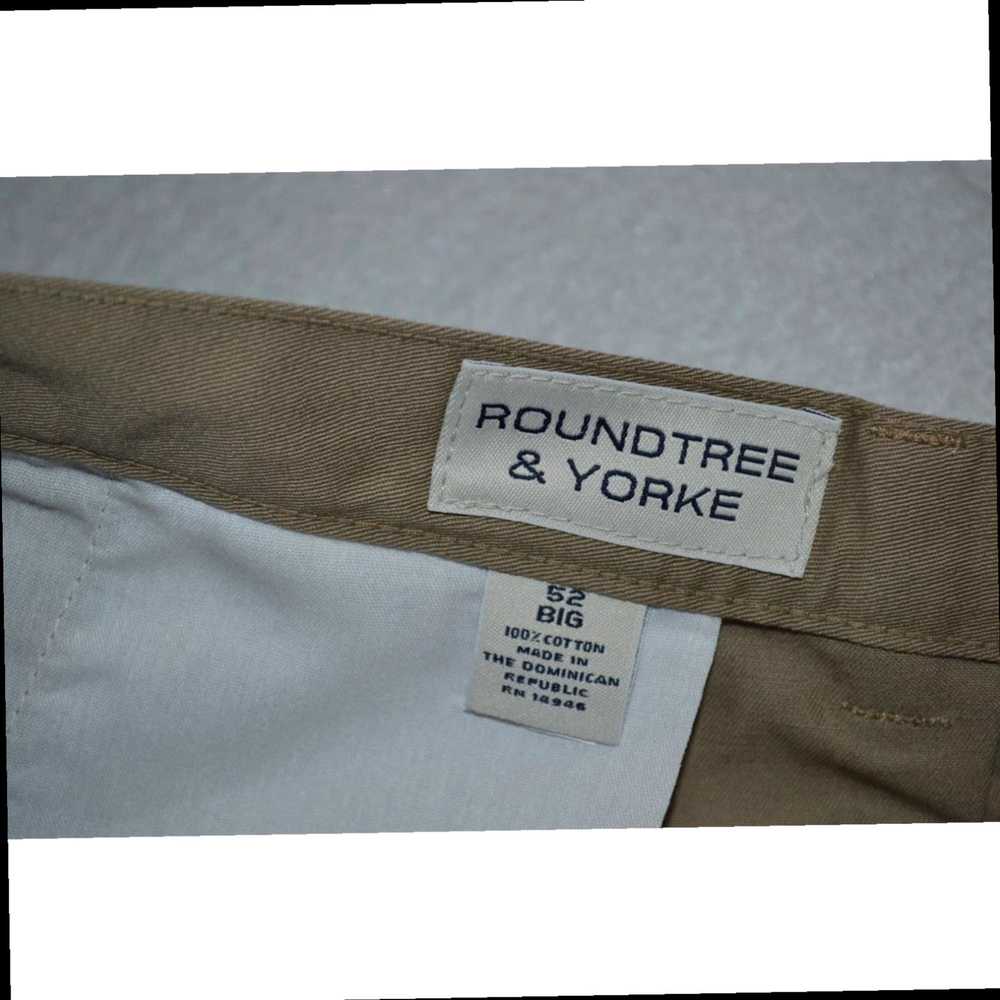 Roundtree & Yorke Big and Tall Mens Pleated Tan S… - image 6