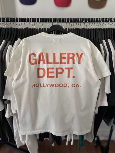 Gallery Dept. CREAM ORANGE - HOLLYWOOD LOGO TEE - image 1