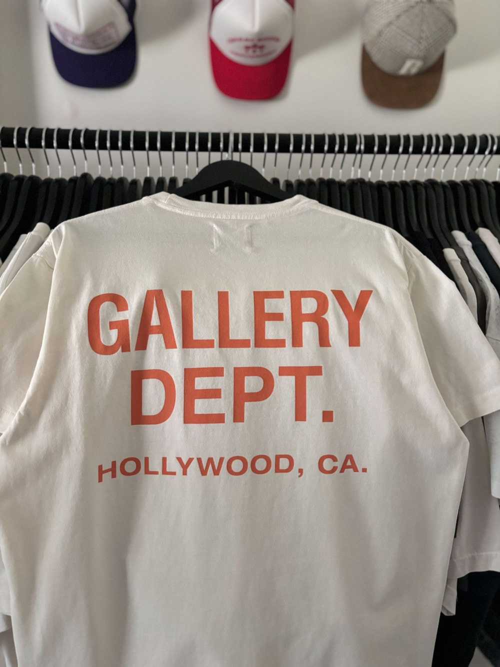 Gallery Dept. CREAM ORANGE - HOLLYWOOD LOGO TEE - image 2