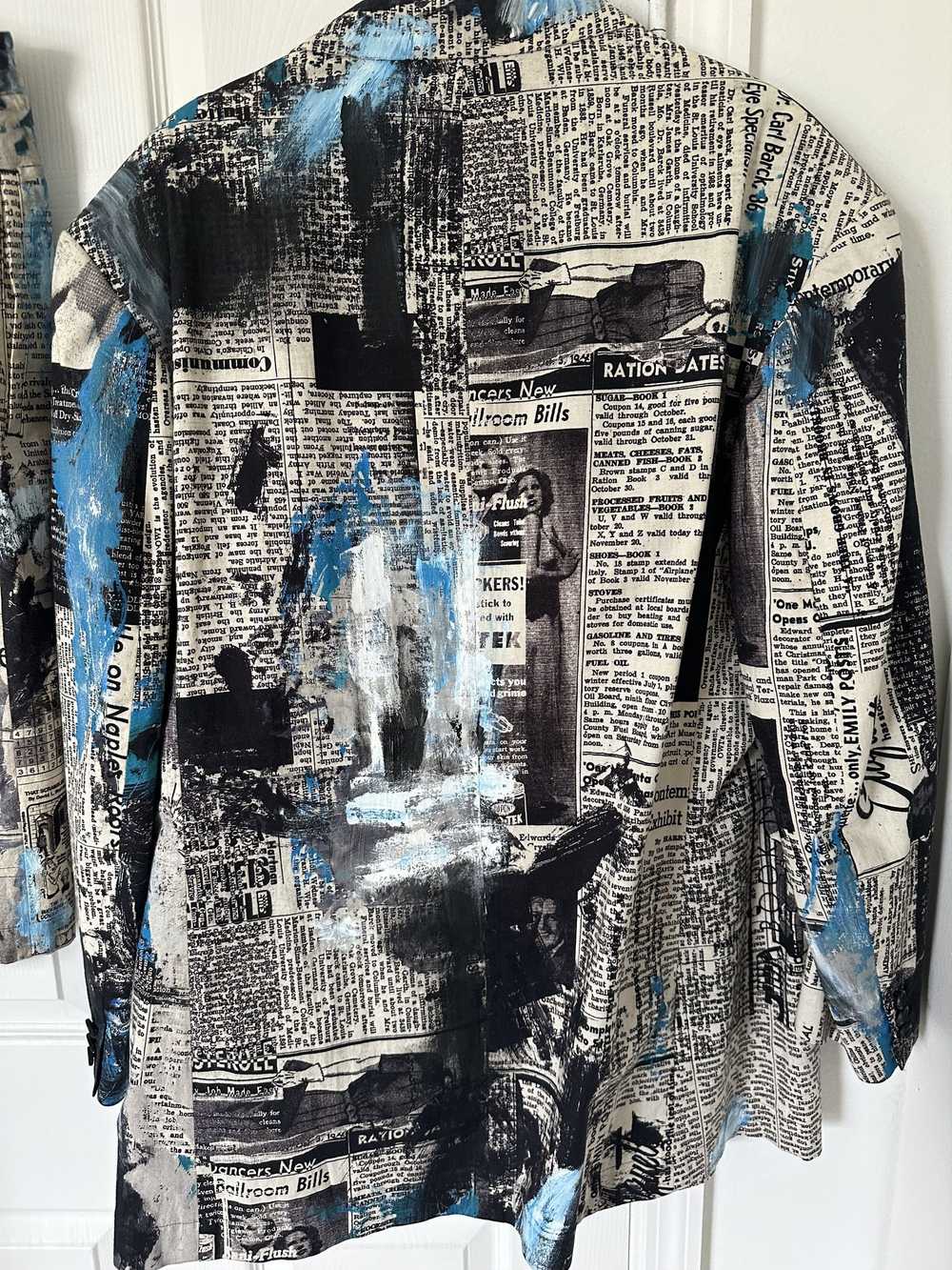 Yohji Yamamoto YYPH 22SS Look 27 Newspaper Set-Up - image 11