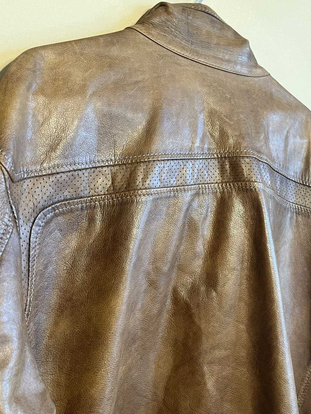 Belstaff Belstaff Leather Brown Jacket Maple Gold… - image 11