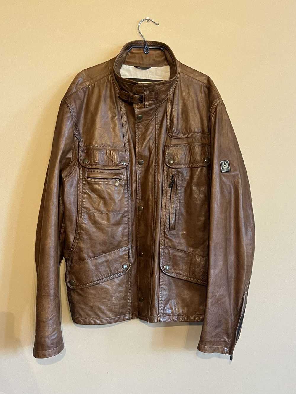 Belstaff Belstaff Leather Brown Jacket Maple Gold… - image 1