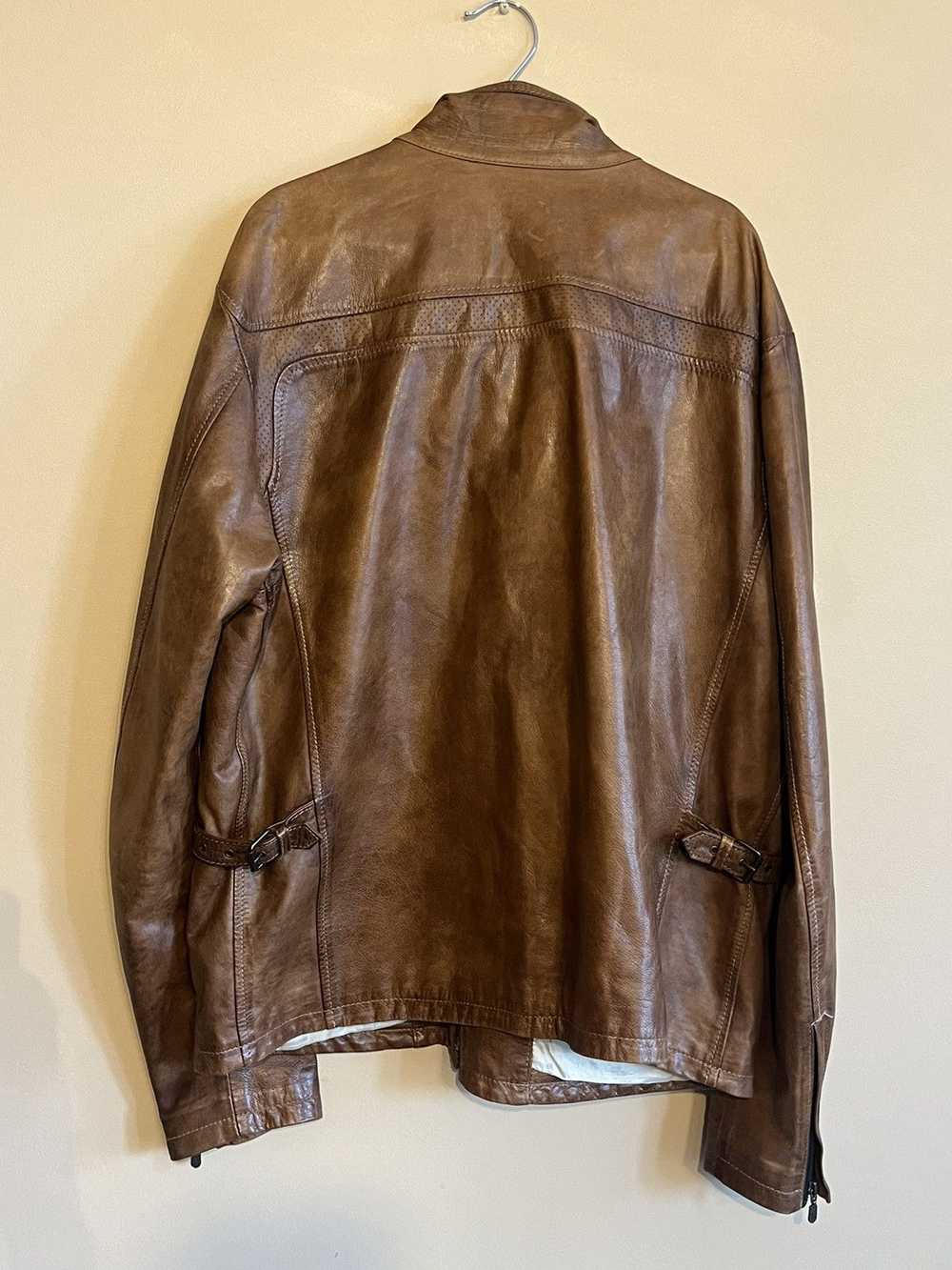 Belstaff Belstaff Leather Brown Jacket Maple Gold… - image 6