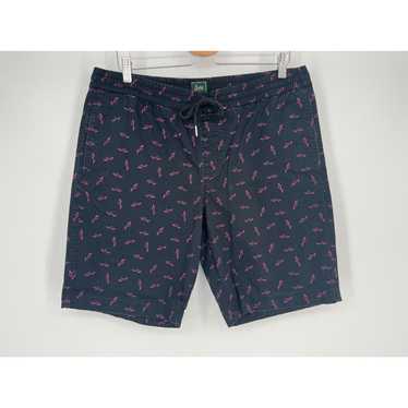 Other Bixby Nomad Men's Shorts Sz 36 Black Pink S… - image 1