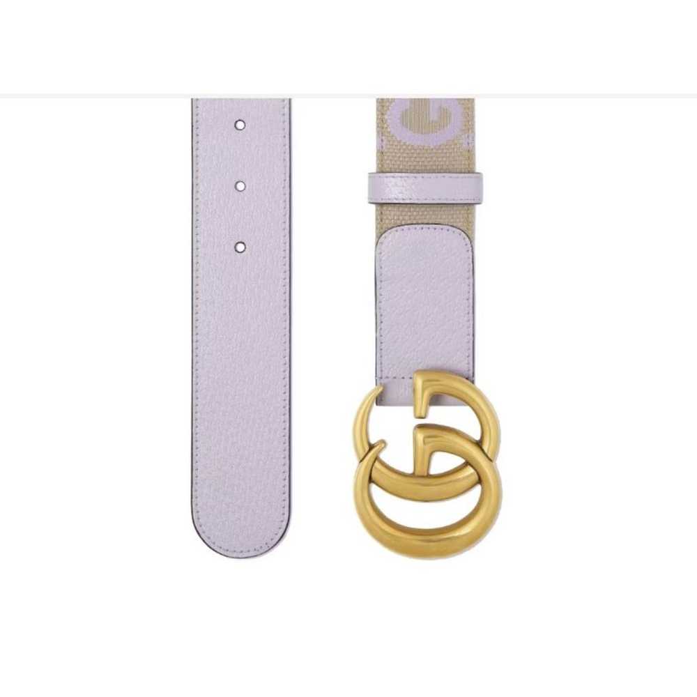 Gucci Gg Buckle leather belt - image 2