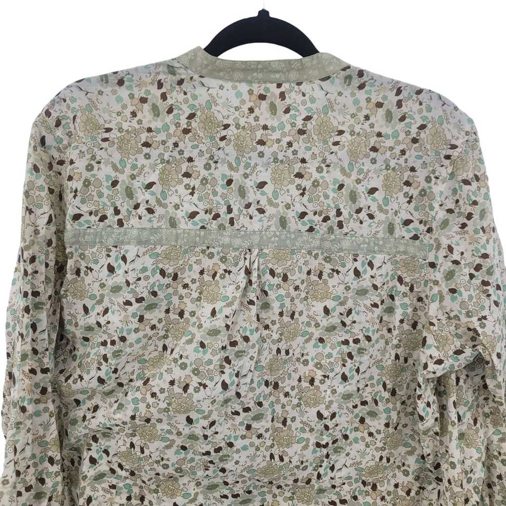 Faded Glory Vintage Ditsy Floral Blouse 18W/20W G… - image 10