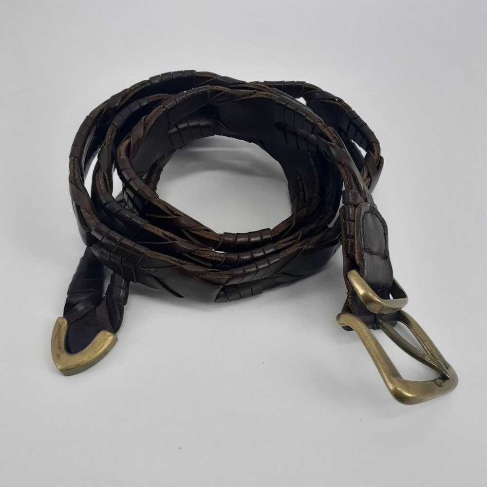 Fossil Fossil Men's Genuine Leather Links Gold To… - image 5