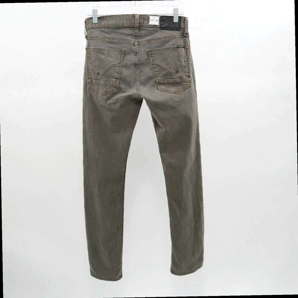 Hudson Olive Green Ares Stretch Denim Mens Byron … - image 3