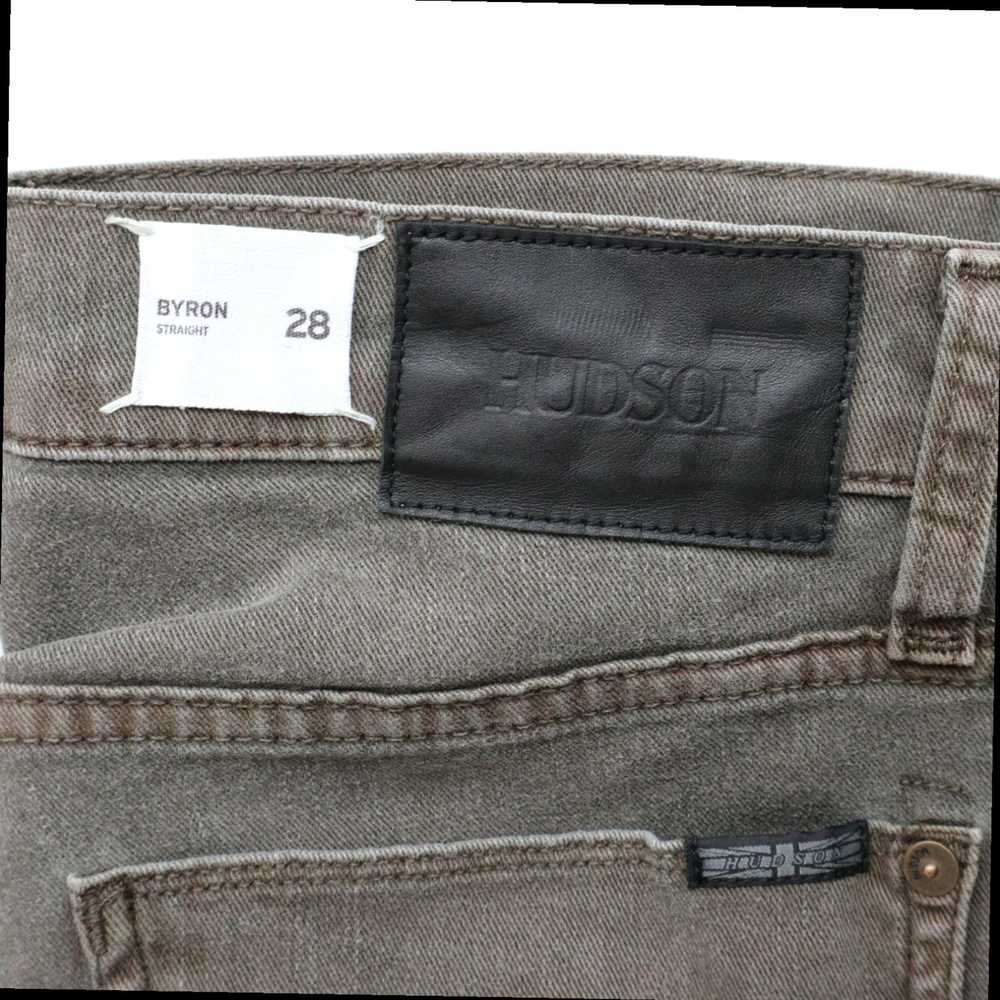 Hudson Olive Green Ares Stretch Denim Mens Byron … - image 7