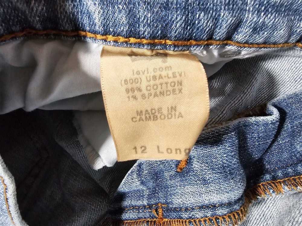 Levi's Levis 505 Straight Leg Sz 12 Long Women's … - image 3