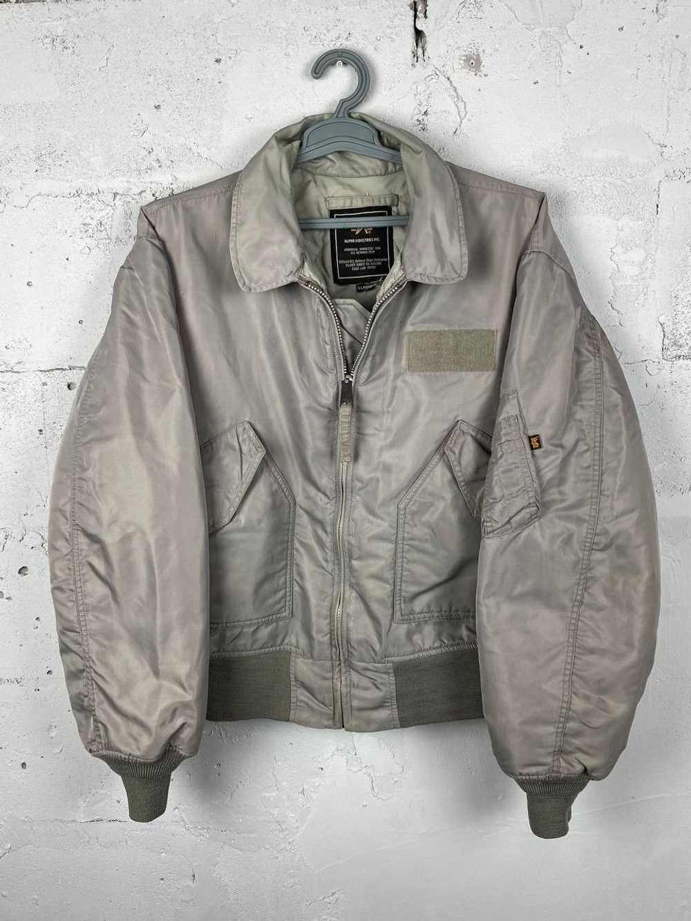 Bomber Jacket × Military × Vintage VINTAGE Alpha … - image 1