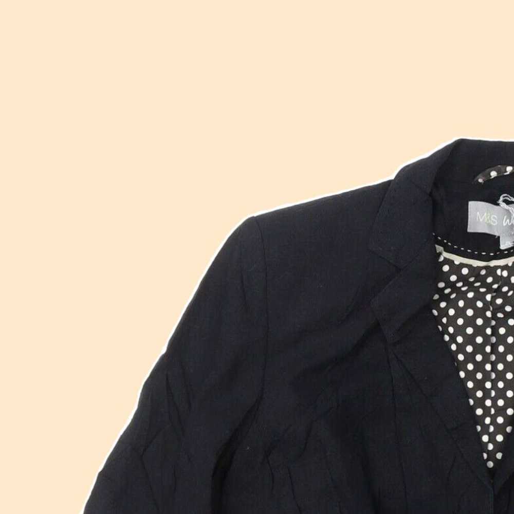 Vintage Classic Fit Black Tailored Blazer for Wom… - image 3