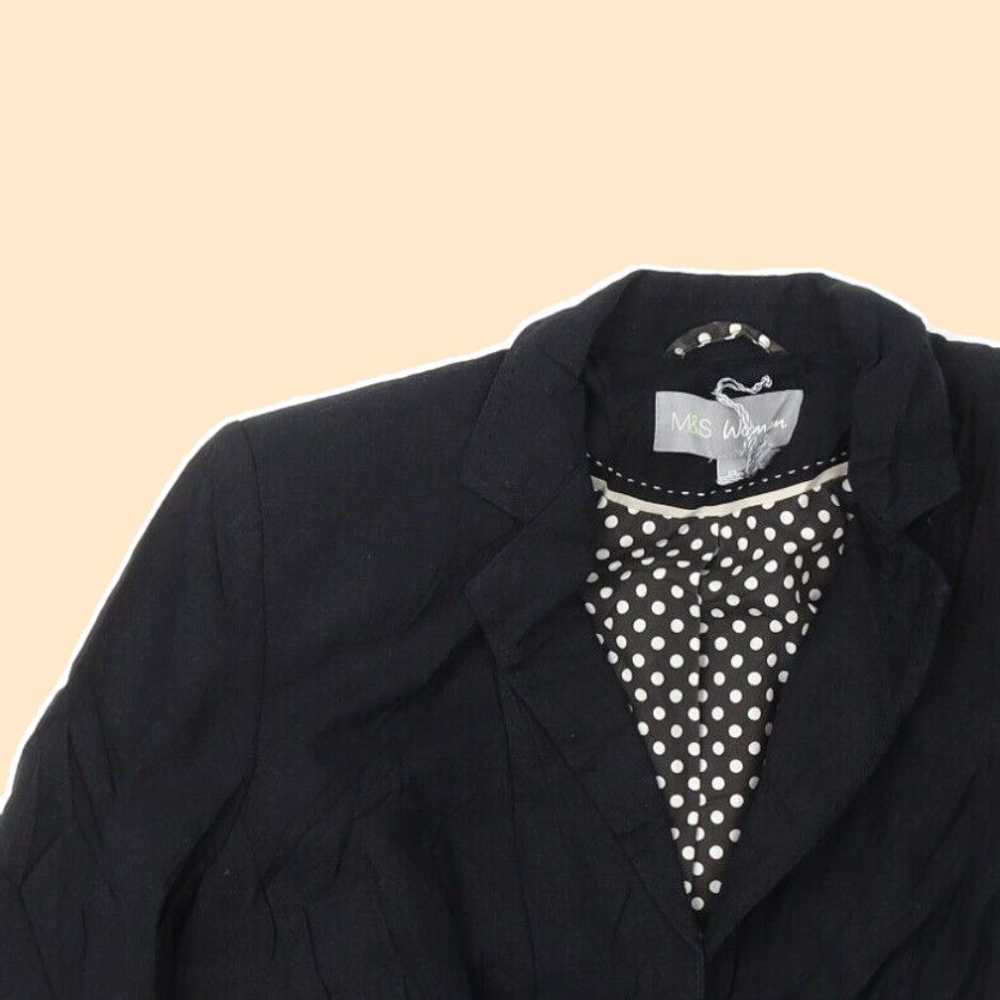 Vintage Classic Fit Black Tailored Blazer for Wom… - image 5