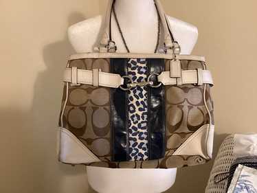 Coach~vintage~hamptons signature carryall - Gem