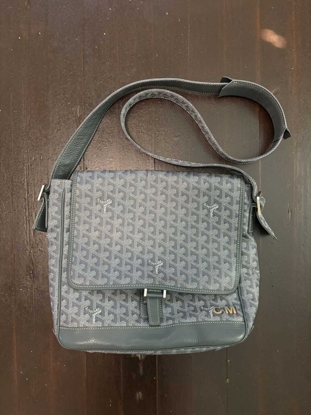 Goyard Grey Monogram Messenger Bag - image 1