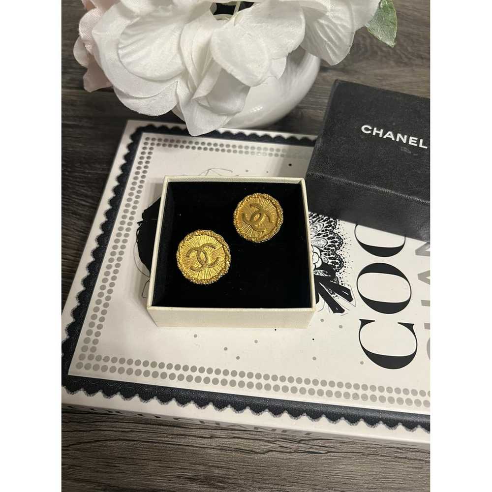 Chanel Cc earrings - image 2