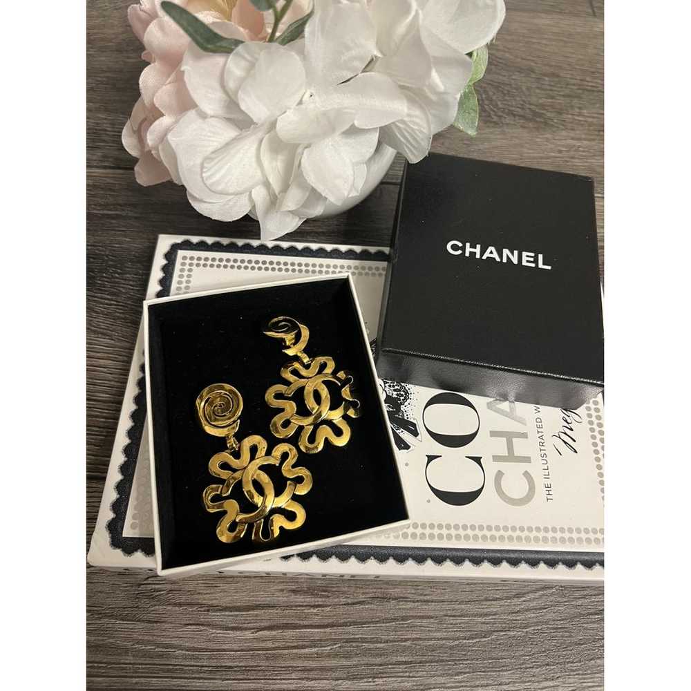 Chanel Cc earrings - image 2