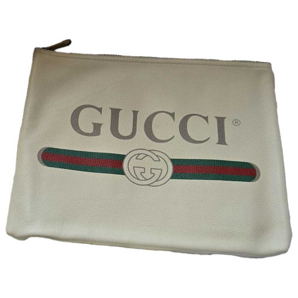 Gucci Leather clutch bag - image 1