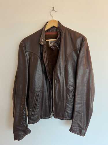 Schott Schott Vintage Brown Leather Jacket