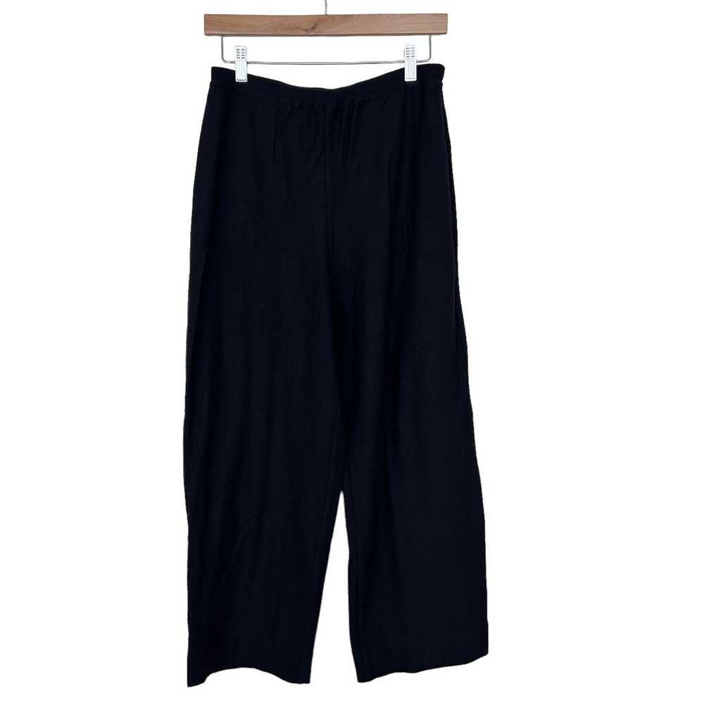 Eileen Fisher Eileen Fisher Black Wide Leg Pants … - image 1