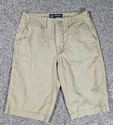 Designer American Eagle Shorts Mens 28W Khaki Beig