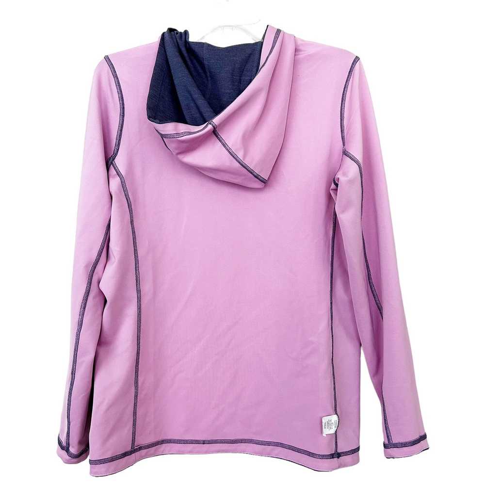 Other Straight Down Gray Pink Reversible Hoodie S… - image 8