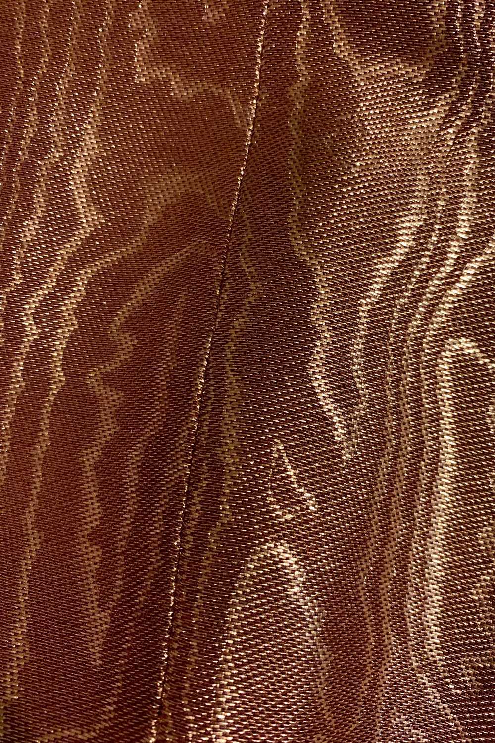 Bronze Moire Siren Dress, S/M - image 9