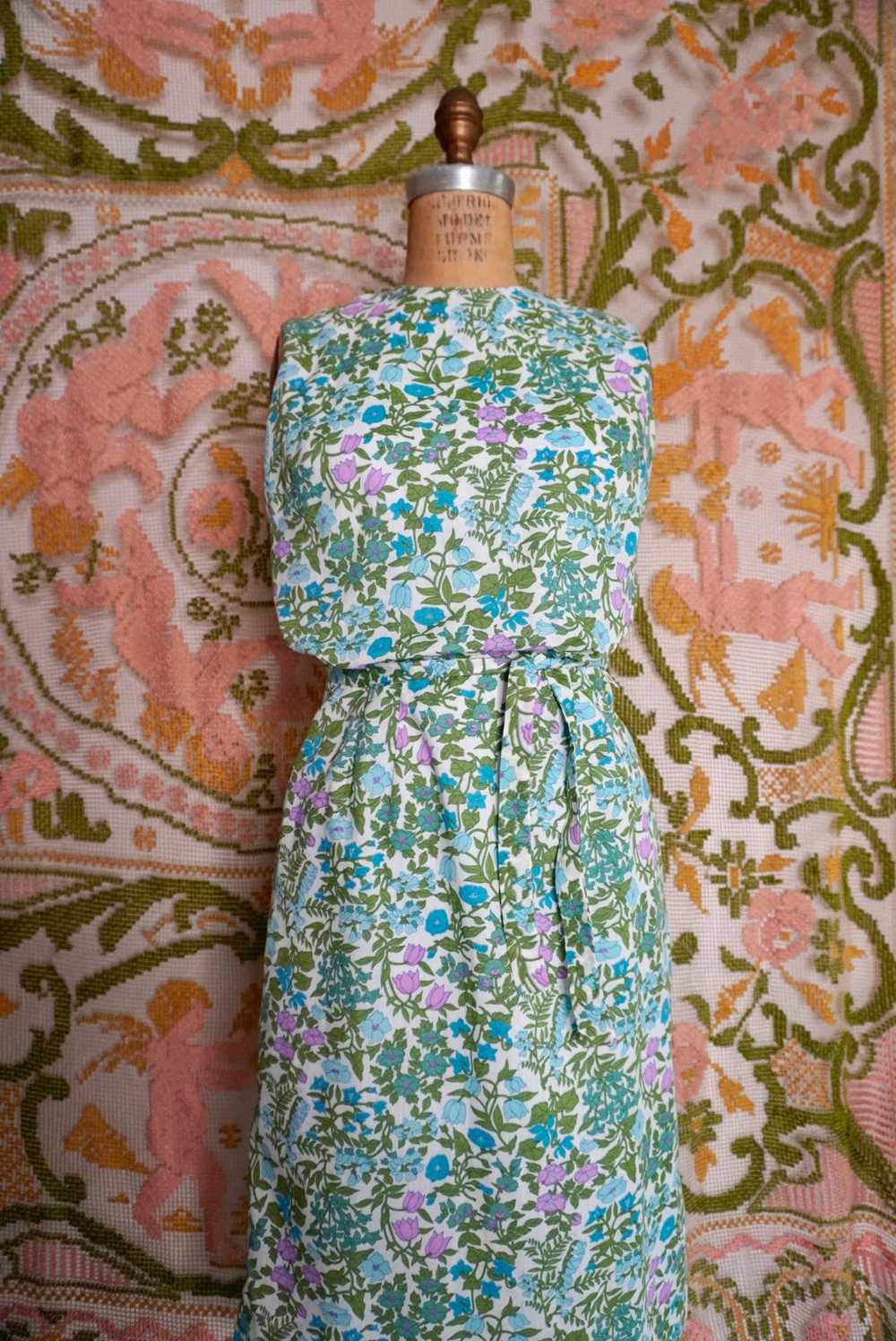 Leafy Floral Dress, XXS - image 2