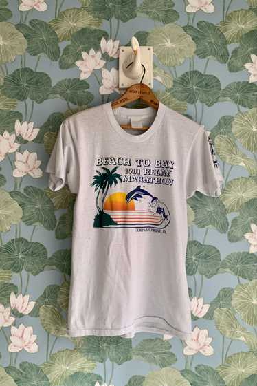 Beach to Bay Marathon Tee, S