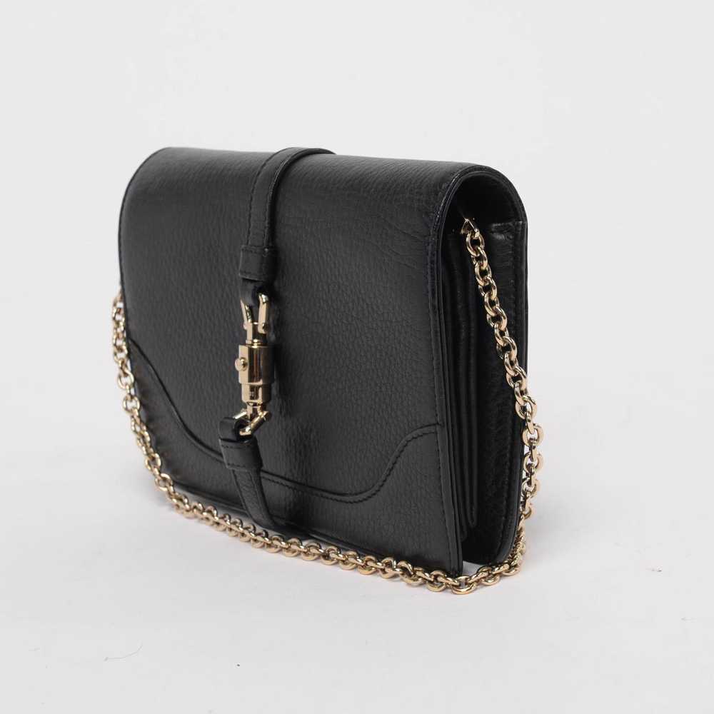 Gucci Black Pebbled Calfskin Broadway Evening Bag - image 2