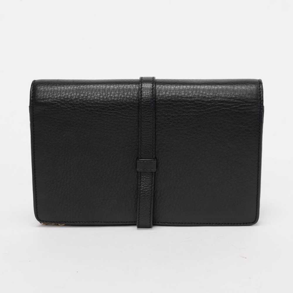 Gucci Black Pebbled Calfskin Broadway Evening Bag - image 3