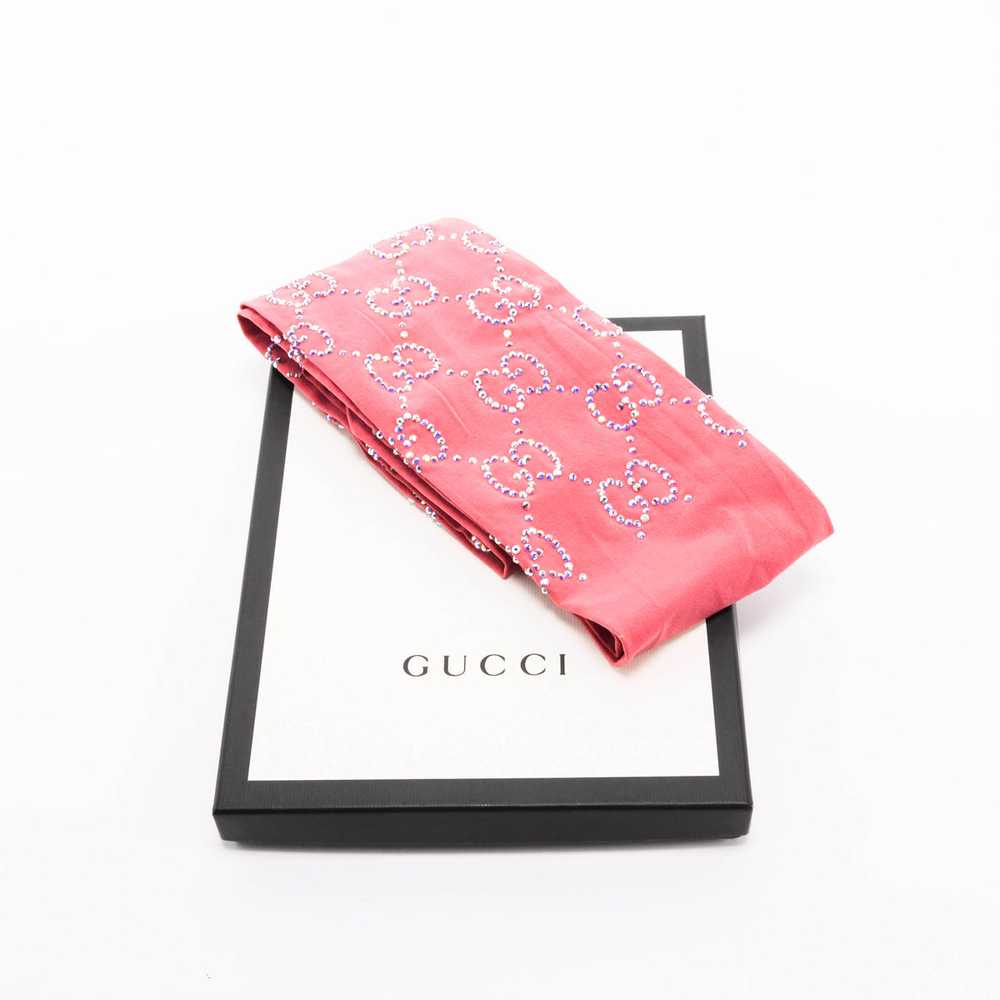 Gucci Pink Crystal GG Amila Tights M - image 8