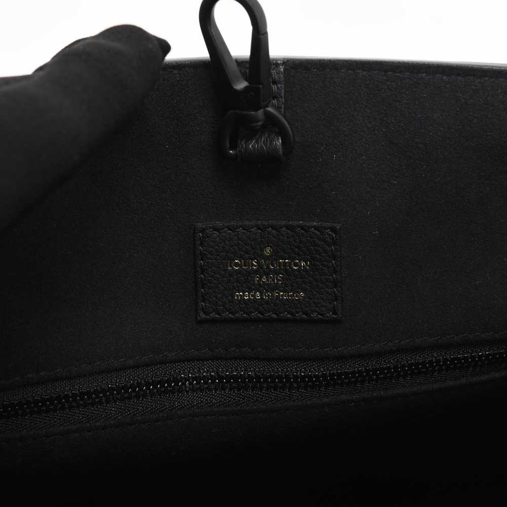 Louis Vuitton Black Grained Calfskin LockMe PM To… - image 7