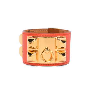 Hermes Capucine Swift Collier de Chien Bracelet - image 1