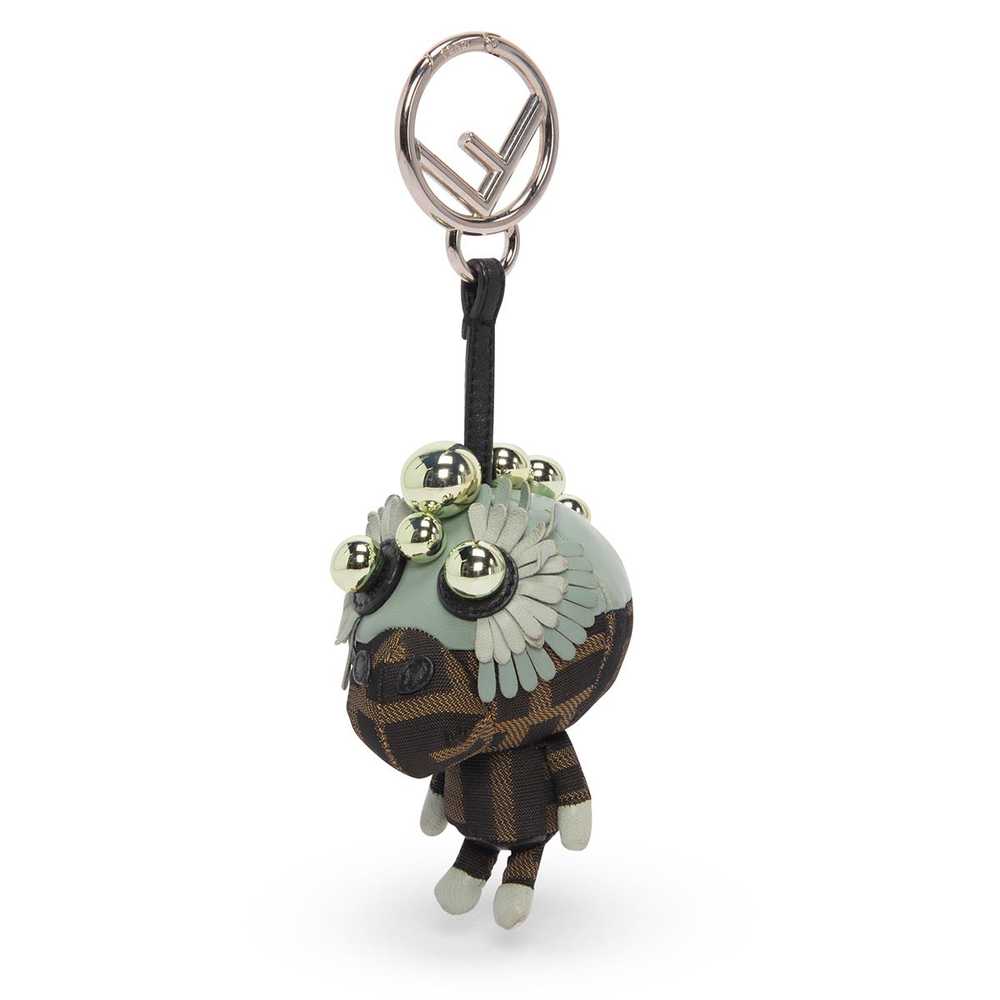 Fendi Tobacco Zucca Space Monkey Bag Charm - image 1