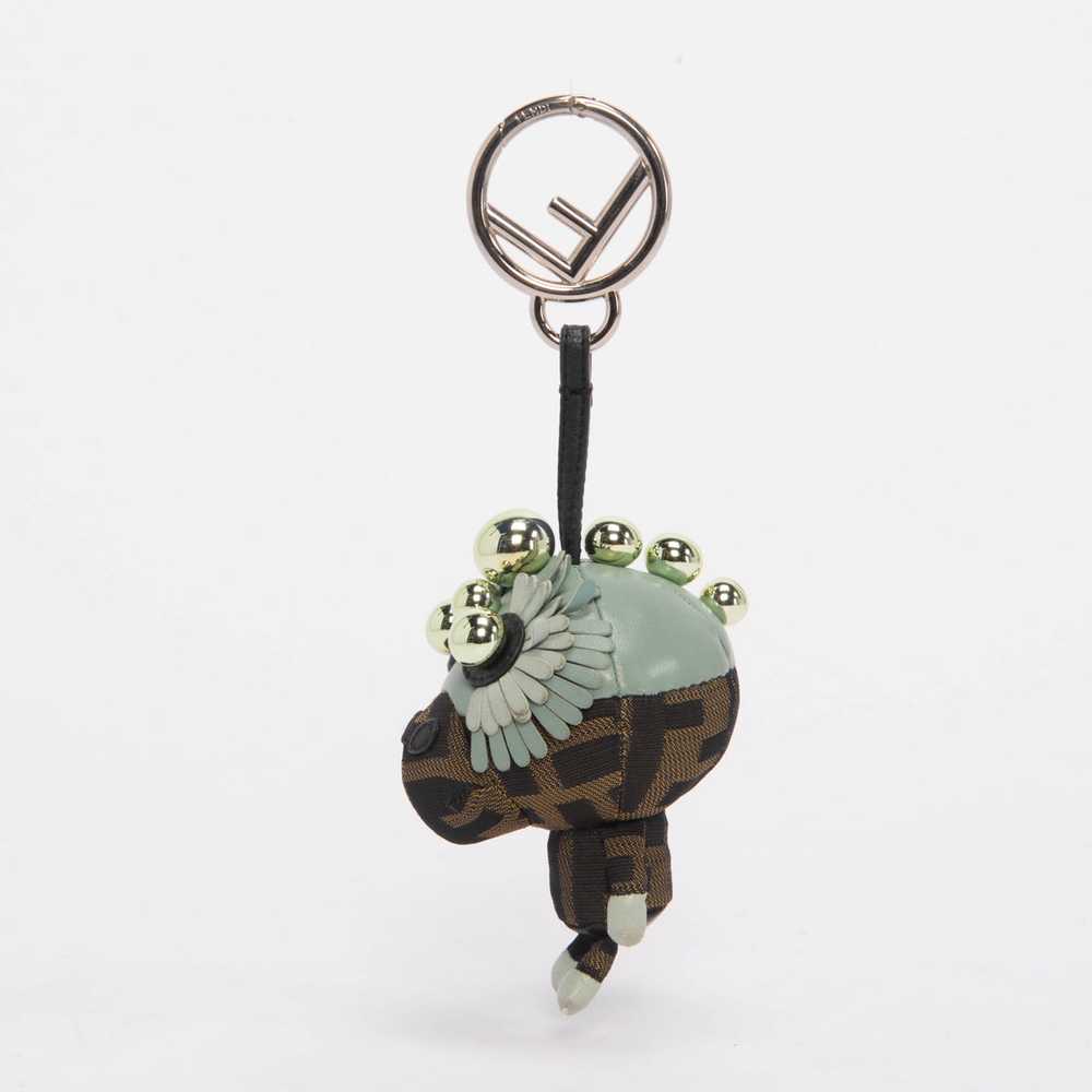 Fendi Tobacco Zucca Space Monkey Bag Charm - image 2